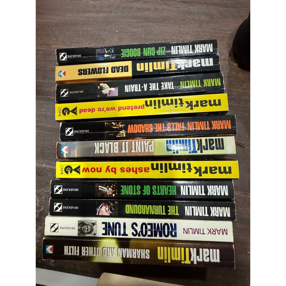 Mark Timlin Nick Sharman Crime Thriller Paperback Book Lot 11 Titles Noir Series